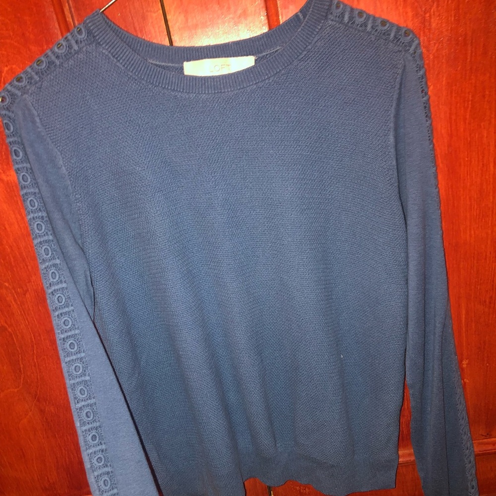 Loft navy blue sweeter